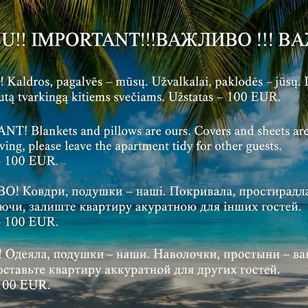 Terasa Palangoje Lejlighed Palanga